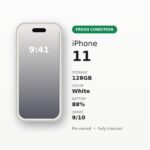 iPhone 11 128GB White (Used – Fresh Condition)