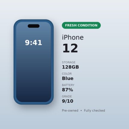 iPhone 12 128GB Blue (Used – Fresh Condition)