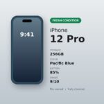 iPhone 12 Pro 256GB Pacific Blue (Used – Fresh Condition)