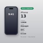 iPhone 13 128GB Midnight (Used – Fresh Condition)