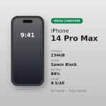 iPhone 14 Pro Max 256GB Space Black (Used – Fresh Condition)